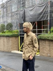 画像5: VARDE77 -MAKEOVER- JUNKIE HEART ARMY SHIRTS LIMITED BEIGE   (5)