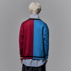 画像2: COGNOMEN  MIXED RACE CARDIGAN WINE RED (2)