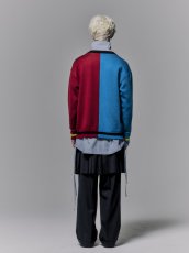 画像4: COGNOMEN  MIXED RACE CARDIGAN WINE RED (4)