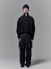 画像3: COGNOMEN  PLEATED LAYERED PANTS　CHACOAL (3)